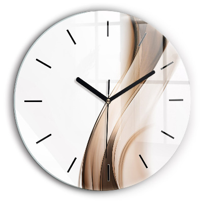 Pendule murale ronde 60 cm Ligne abstraite