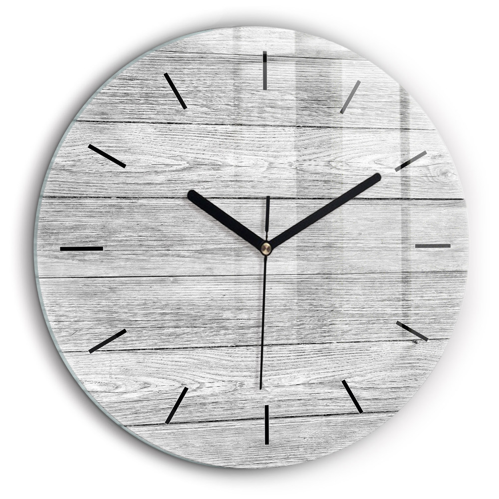 Horloge ronde 60 cm Panneaux en bois