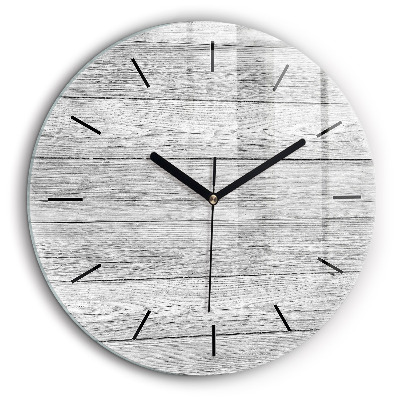 Horloge ronde 60 cm Panneaux en bois