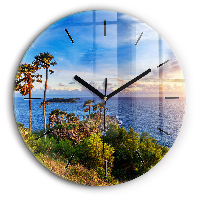 Horloge ronde 60 cm Phuket en Thaïlande