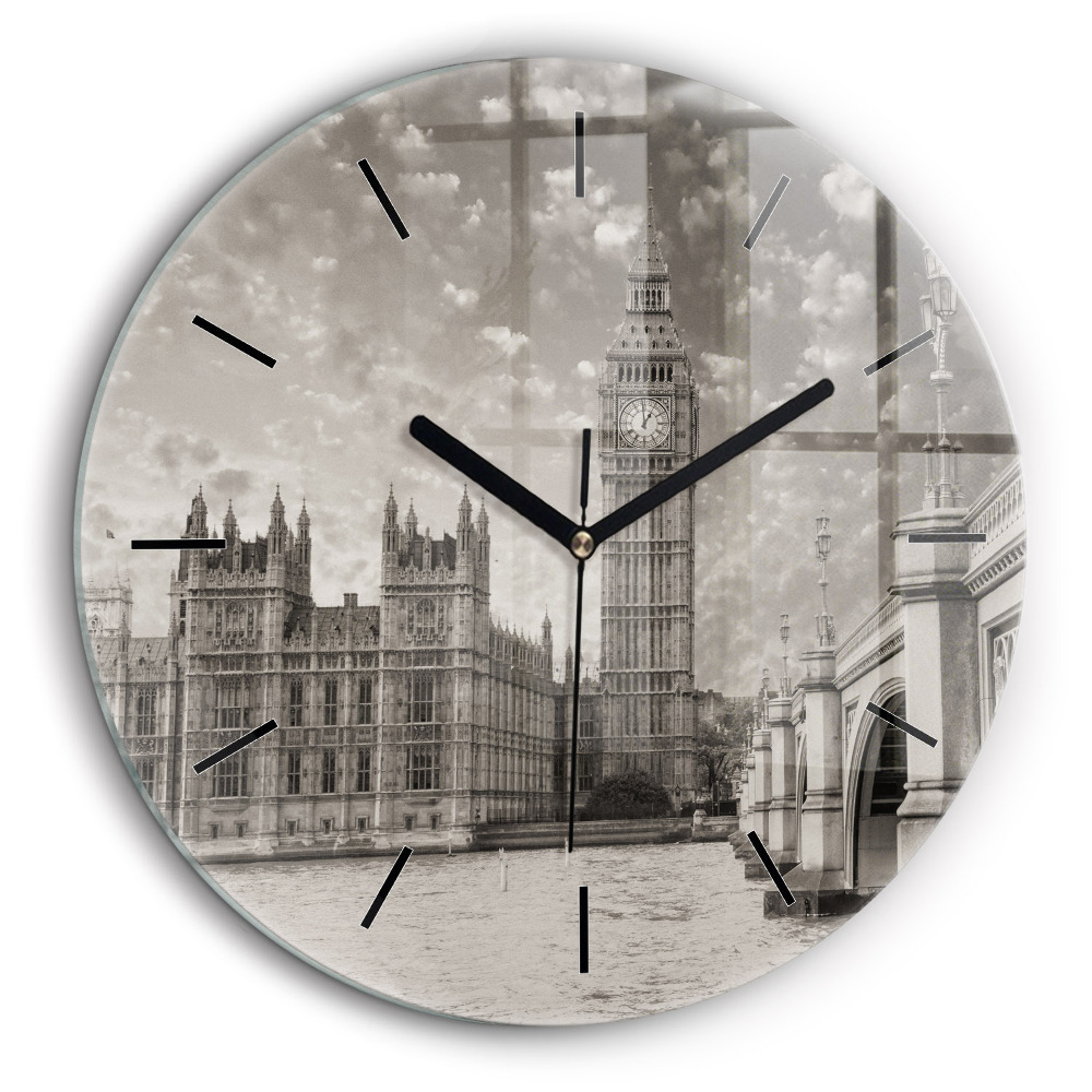 Horloge ronde murale 60 cm Londres Big Ben