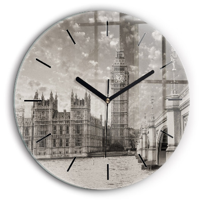 Horloge ronde murale 60 cm Londres Big Ben
