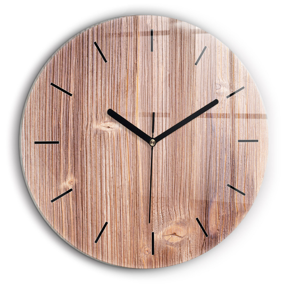 Horloge ronde en verre 60 cm Paprika