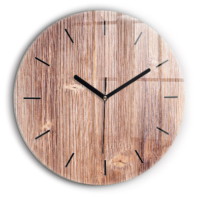 Horloge ronde en verre 60 cm Paprika