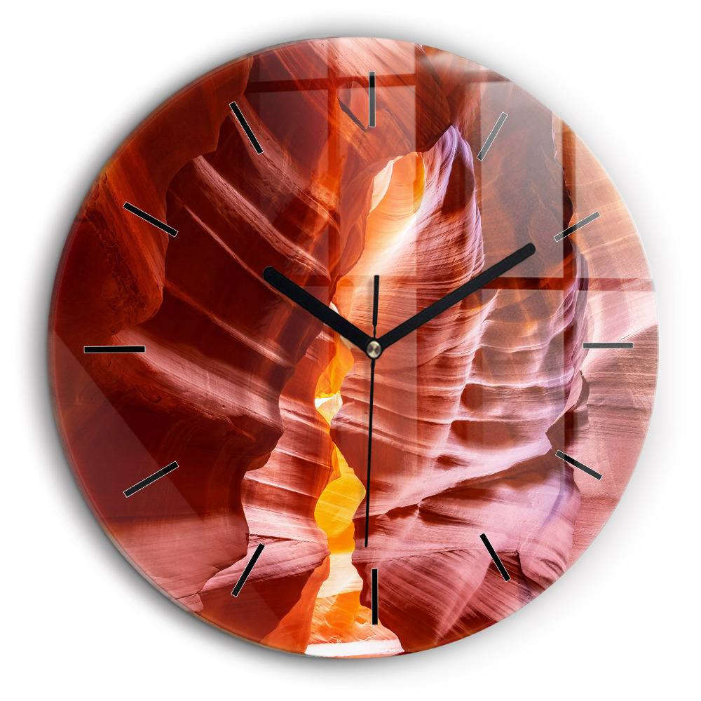 Pendule murale ronde 60 cm Canyon de sable