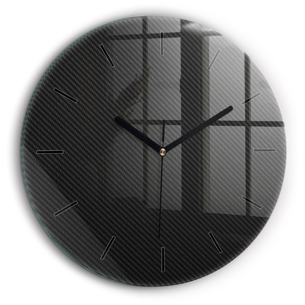 Horloge ronde murale 60 cm Abstrait sombre