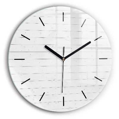 Horloge ronde 60 cm Panneaux en bois