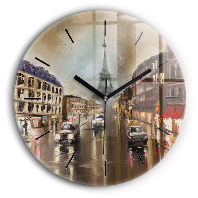 Horloge ronde murale 60 cm Architecture de la ville de Paris