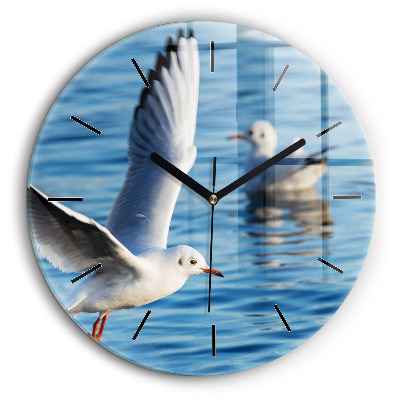 Horloge ronde murale 60 cm Mouettes à Gdynia