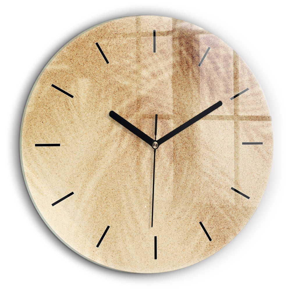 Horloge ronde 60 cm Abstraction or