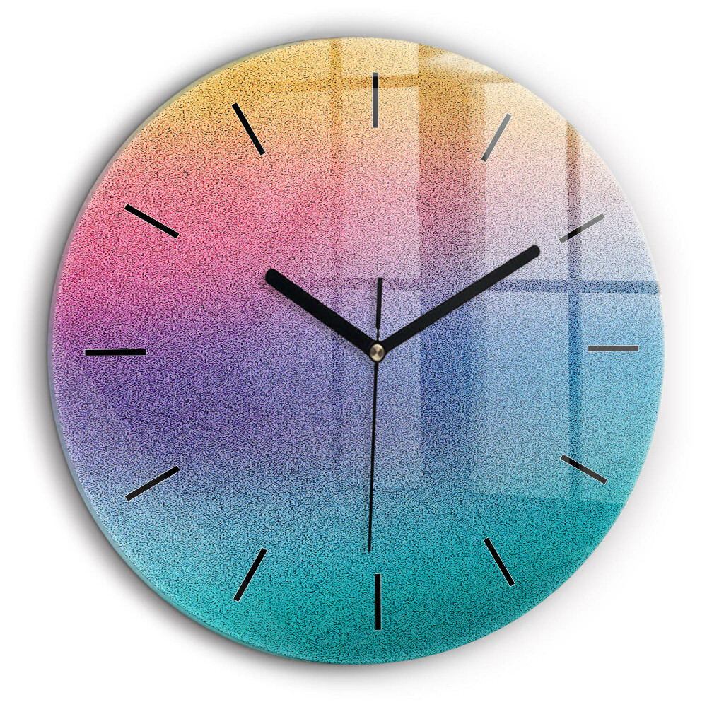 Pendule murale ronde 60 cm Motif dégradé