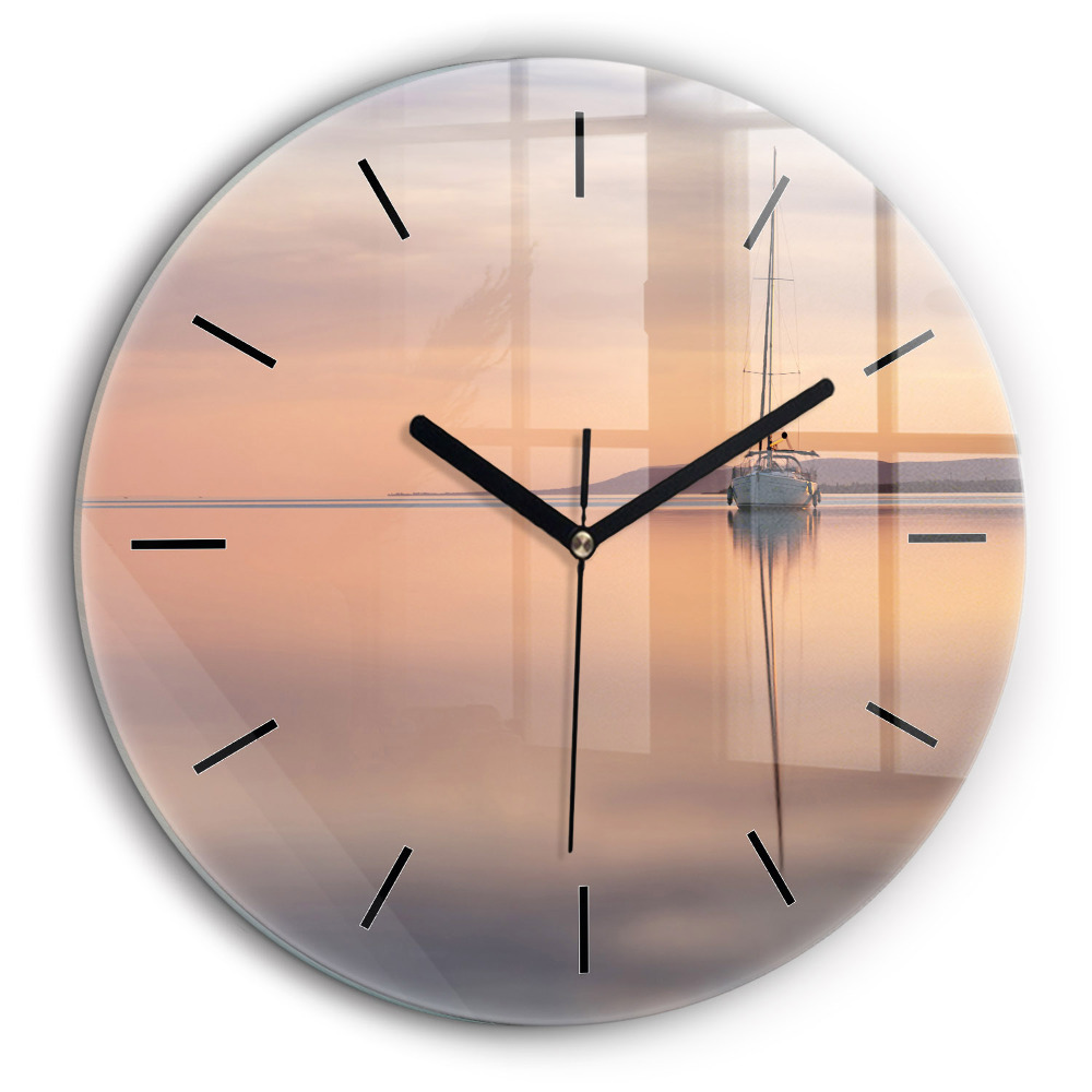 Horloge ronde murale 60 cm Lac Balaton USA