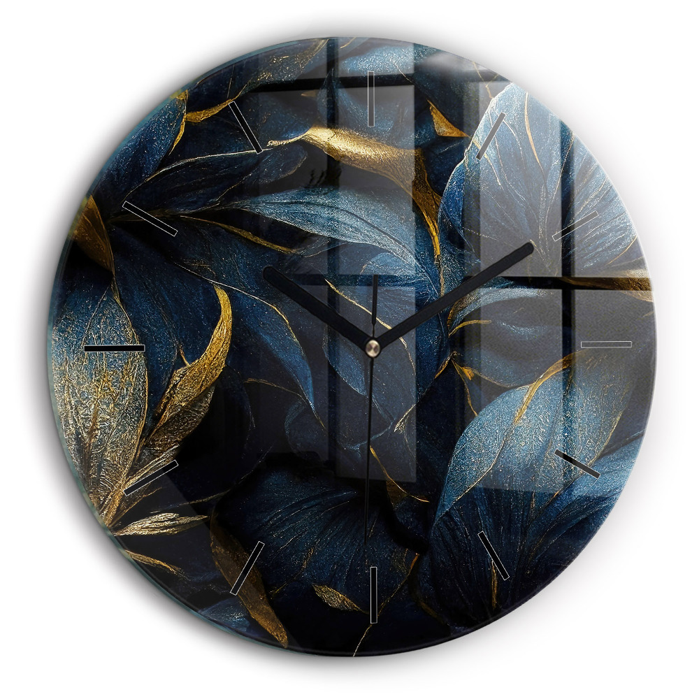 Horloge ronde 60 cm Fleurs décoratives