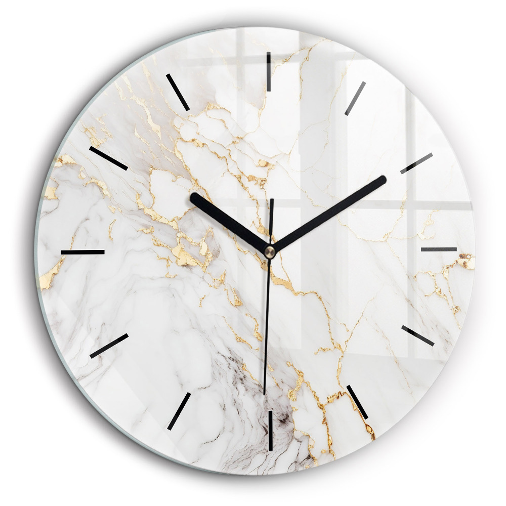 Horloge ronde 60 cm Marbre décoratif