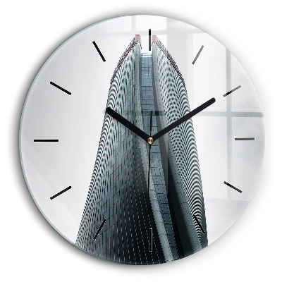 Horloge ronde murale 60 cm Gratte-ciel de Milan