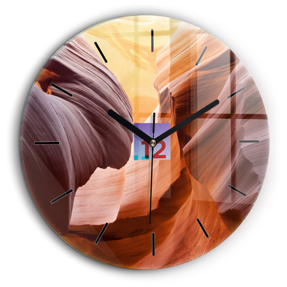 Horloge ronde 60 cm Canyon d'Antilope