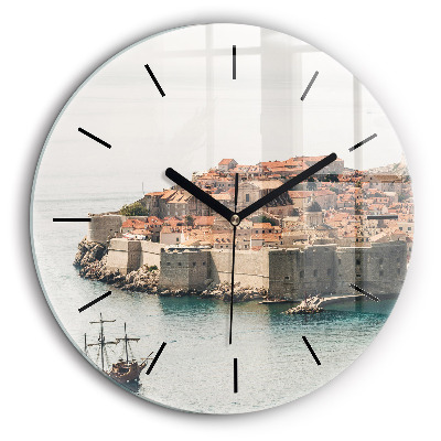 Horloge ronde 60 cm Voilier à Dubrovnik