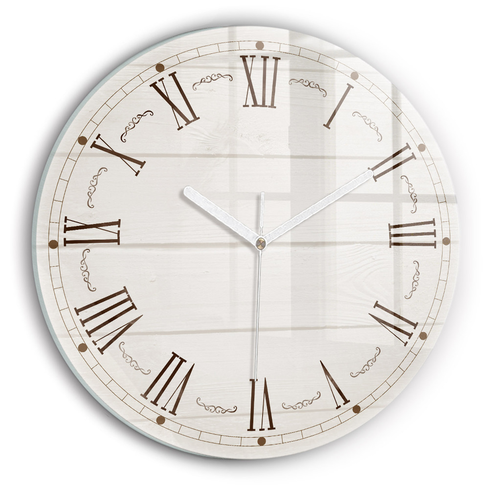 Chiffres romains Horloge ronde murale
