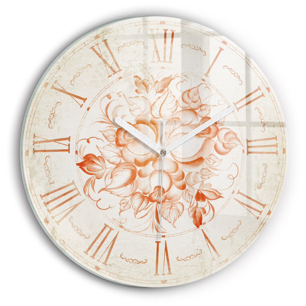 Motif romain Horloge ronde murale