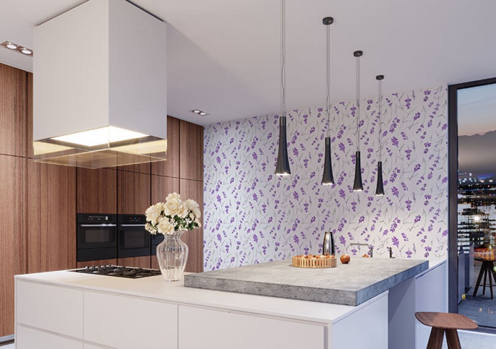 peinture murale pour la cuisine - inspiration