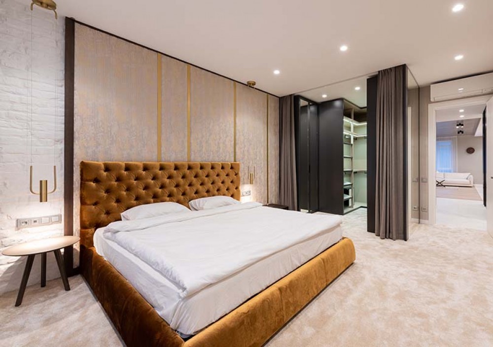 chambre à coucher de style moderne