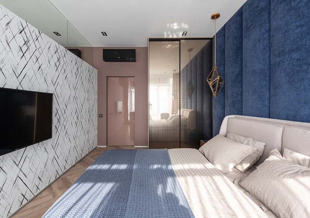 chambre à coucher de style moderne